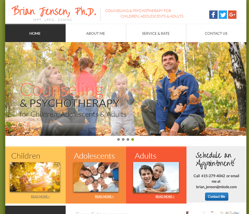 Dr. Brian Jensen Website