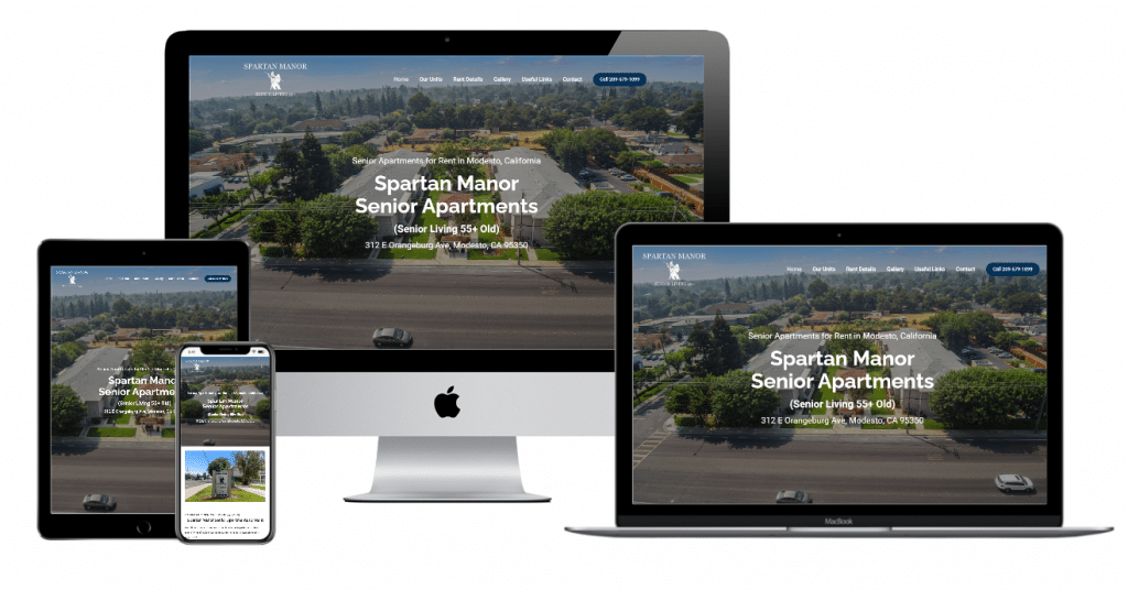 Spartan Manor Website Multi Devices View